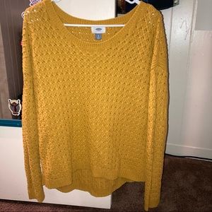 Yellow sweater